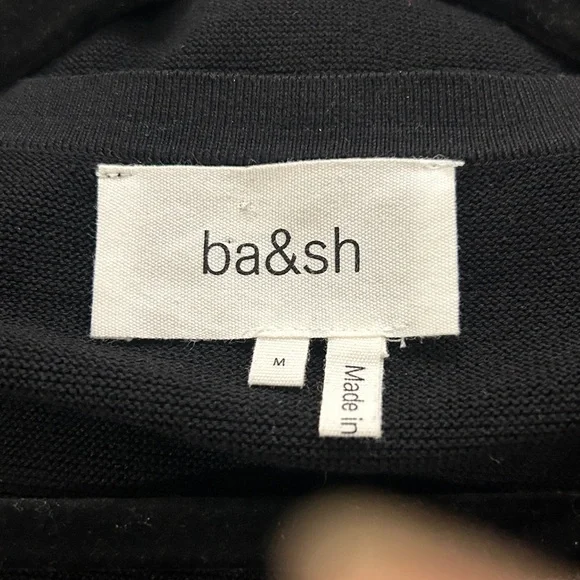 ba&sh Cropped Santana Knit Cardigan With Rhinestone Buttons - Picture 13 of 13